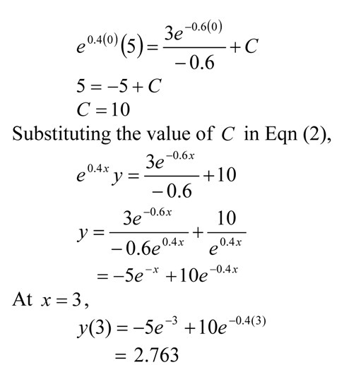 Solving First Order Linear ODE by Integrating Factor